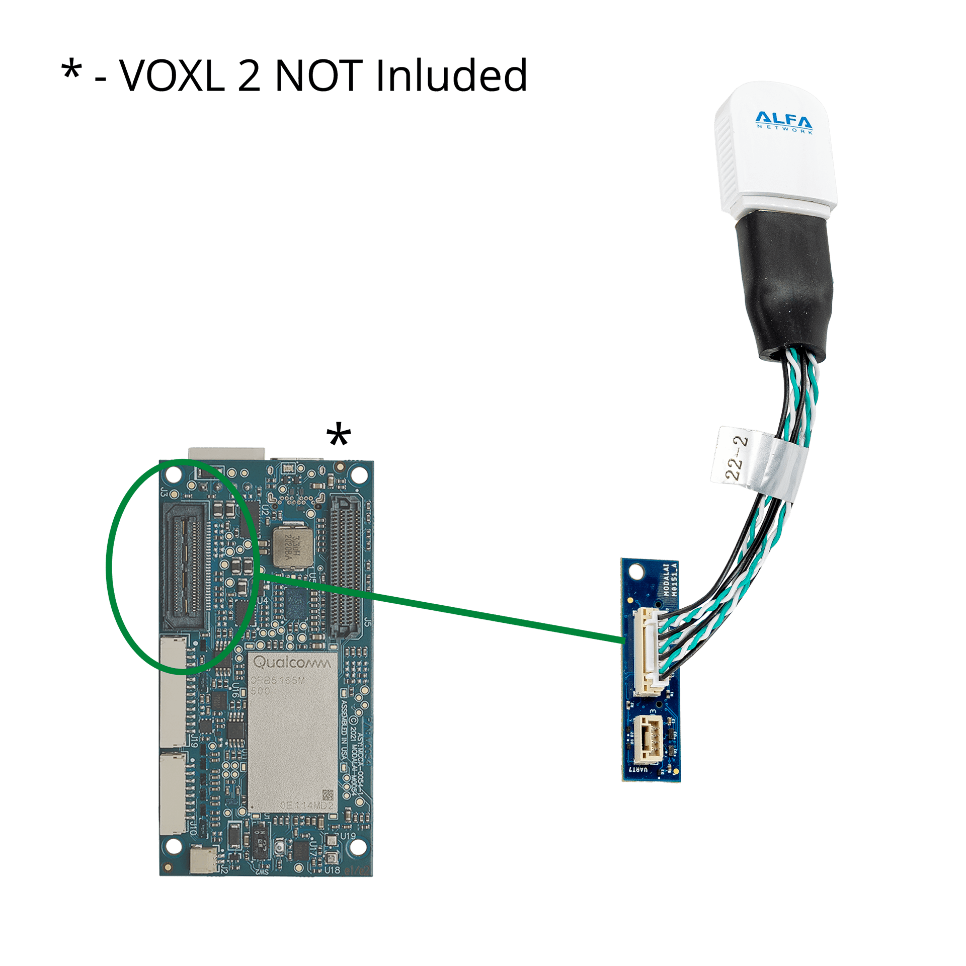 ModalAI, Inc. Accessory VOXL 2 WiFi Add-On Kit