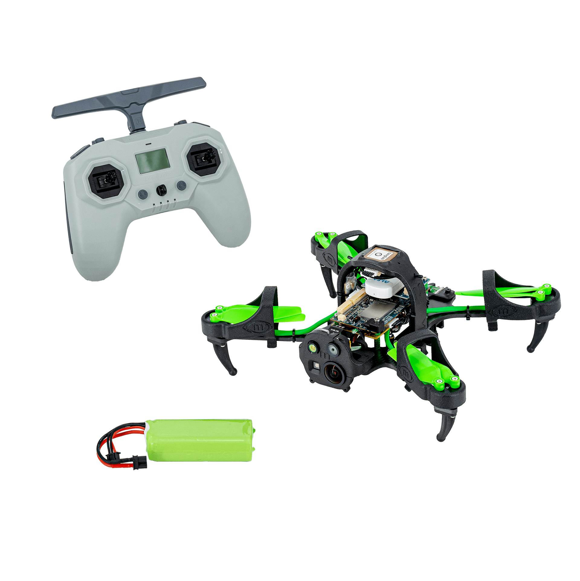 ModalAI, Inc. Drone with Battery and Controller / 4k+TOF+ Dual Tracking (C26) / WiFi and ELRS 915MHz Starling 2 Indoor SLAM Development Drone